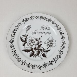 Vintage Royal Crown Arnart Imports 1983‎ 25th Anniversary Souvenir Plate